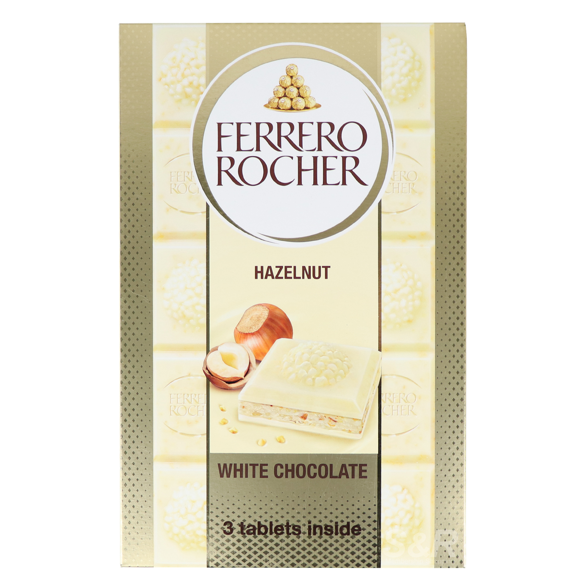 Ferrero Rocher Hazelnut White Chocolate 3x90g